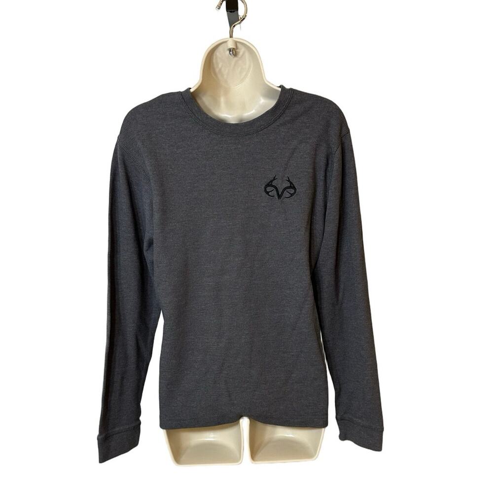 Realtree Camo Long Sleeve Shirt Mens Medium Outdoor Adventure Comfort Tee